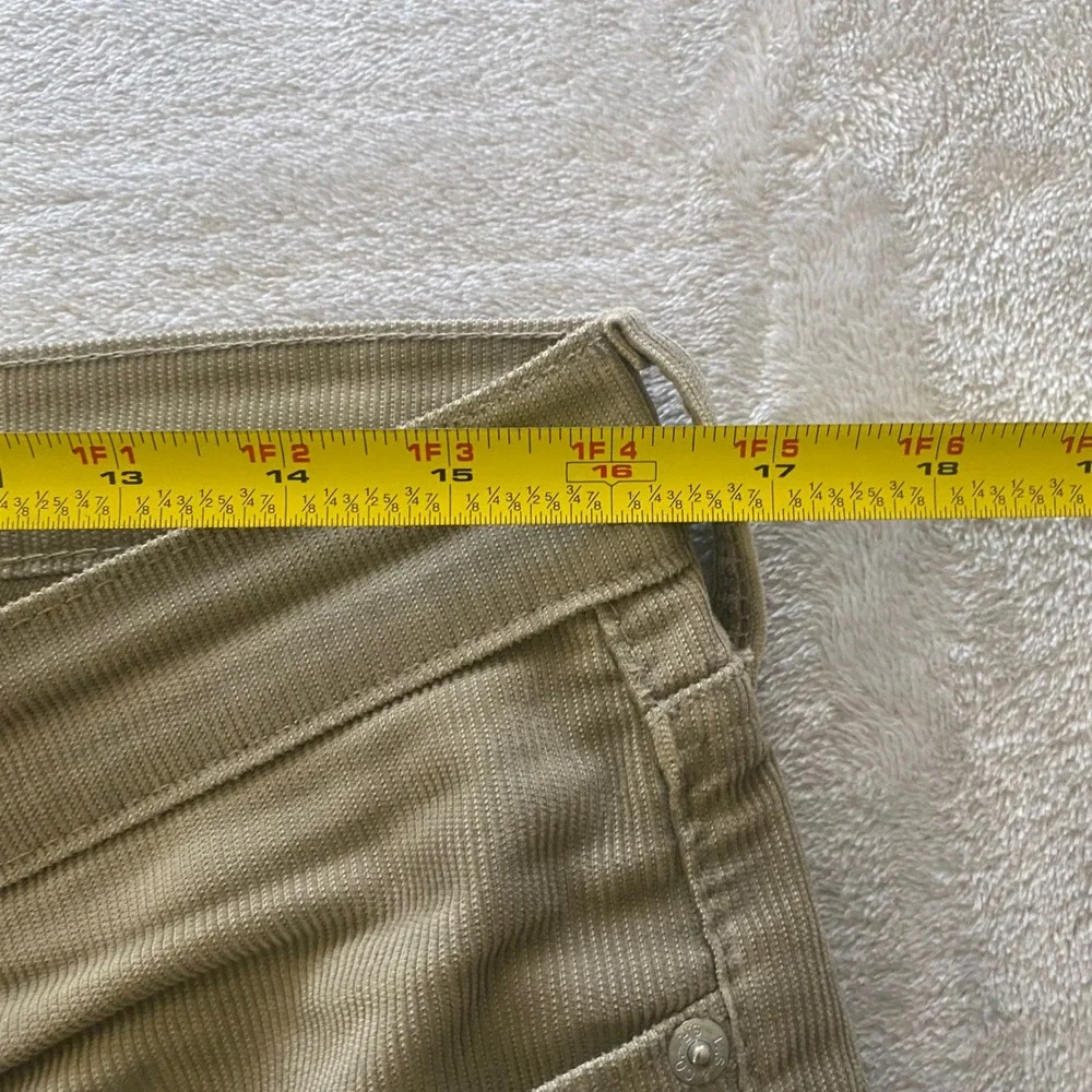 Levis 514 Straight Fit Corduroy Pants Mens 33x30 Khaki Tan Cords 514-0711